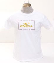 O&#39;Neill Signature White Short Sleeve Tee T Shirt Men&#39;s M NWT - £31.13 GBP
