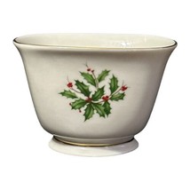 Lenox Holiday Square Treat Bowl Christmas Candy / Nut Dish Small 4.25&quot; x 3&quot; - £6.28 GBP