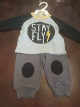 &quot;Stay Fly&quot; Boys Size 0-3 Months 2-piece Outfit - £17.89 GBP