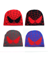 Cartoon Spider Man Beanies Hat Warm Knitted Bonnet Cap Soft Wool Skullie... - $14.95