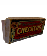 The Embossing Companys Checkers Enameled Interlocking Vintage Good Condi... - $10.72