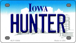 Hunter Iowa Novelty Mini Metal License Plate Tag - $14.95