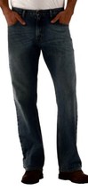 Levi&#39;s Men&#39;s Jeans Blue Low Boot Cut Irregular 100% Cotton Size 30 X 33 NWT - $48.51
