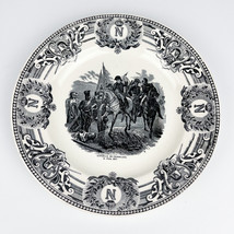 KERAMIS Boch Freres Dinner Plate - 9-3/8&quot; - Bataille de Friedland 14 Jui... - £23.21 GBP