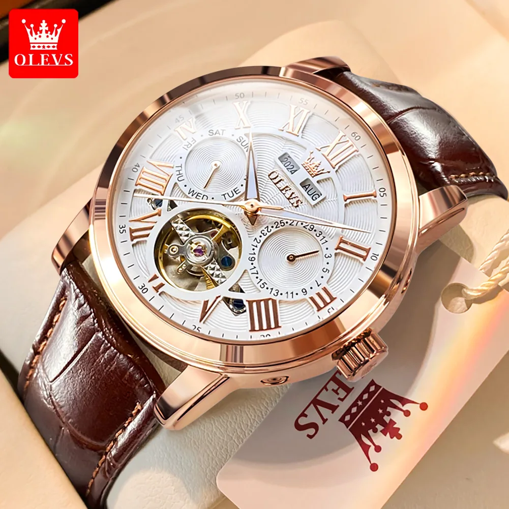 Men&#39;s Watches Classic Fashion Automatic Mechanical Original Watch for Ma... - £80.76 GBP