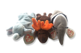 TY Beanie Babies Set of 3 - Peanut, Chocolate & Ants - $11.18