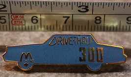 McDonalds 300 Drive-Thru Blue Car Vancouver Canada Employee Pinback Pin ... - £13.13 GBP