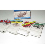COLLECTORS SET OF 4 MINIATURE BI-PLANES -CURTISS / BOEING / BRITISH - NE... - $9.88