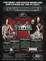 Peavey VYPYR 15 30 75 100 guitar amp ad print Bullet For My Valentine Trivium - £3.32 GBP