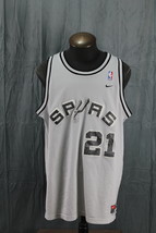 San Antonio Spurs Jersey (Retro) - Tim Duncan 21 by Nike - Men&#39;s Extra-Lage - £35.83 GBP