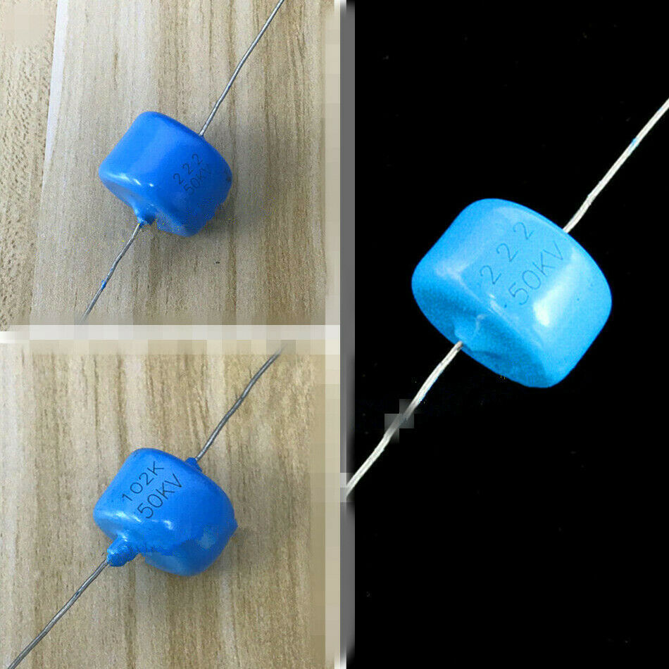 1Pc 50KV 102 222 251K High-Voltage Ceramic Axial Capacitor 251/1000/2200PF - $5.01+