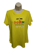 2017 NYRR New York Road Runners Run 5K Womens XL Yellow Jersey - £13.95 GBP