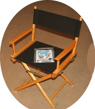 VTG Telescope Casual Furniture Folding Classic Director Chair Wood Canva... - $179.55