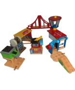 Thomas The Train & Friends Wooden Track Compatible Accessory Buildings Lot Of 7 - $106.25