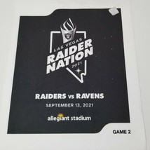Las Vegas Raider Imperfect Support Rally Towel Nation 2021 Game 2 Ravens - £8.86 GBP