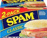 SPAM Classic Canned Meat, 12 Ounce (2 Pack), - £7.06 GBP