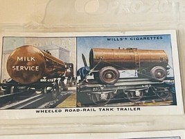 Railroad Card Train Railway Equipment 1938 Wills Imperial tobacco Tank T... - £17.81 GBP