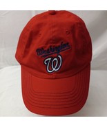 Women&#39;s MLB Fan Favorites Red Washington Nationals  Adjustable Baseball ... - £10.89 GBP