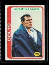 Vintage 1978 Topps Tcg Football Trading Card #195 Roger Carr Baltimore Colts - $8.41