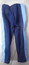 VTG Fisher Price My Friend Mickey Doll Dark Blue Light Blue Stripe Jogging Pant - $7.43