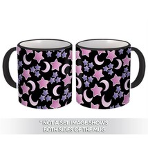 Baby Stars : Gift Mug Shower Moon Sew Stitch Pattern Girls Room Decor Friends Cr - £12.70 GBP