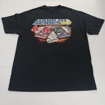 World Series 07 Men's Black Short Sleeve Graphic T-Shirt Chest Measured 43" image 8