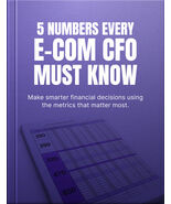 E-Book - 5 Numbers Every E-Commerce CFO Must Know - Free Shipping - $27.48 MXN