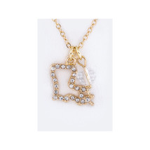 New Stylish Women Fashion 18" Crystal Louisiana Map Pendant Necklace Jewelry Set - £5.57 GBP