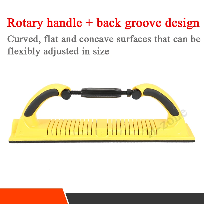 Hand push board car putty ash hand planer rectangular vacuum arc sandpaper grinding ash thumb200