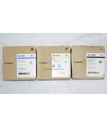 3 OEM Canon TX-2000,TX-3000,TX-4000 CYK Ink Tanks PFI-310C,PFI-310Y,PFI-... - $215.82