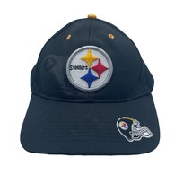 Pittsburgh Steelers NFL Team Apparel Black Hat OS Mens Adjustable - £12.99 GBP