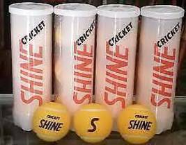 Cricket Shine Soft Balls - Tennis Ball - Tape Ball Pack Of 12 Free Shipping - £45.99 GBP