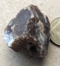 Natural MINERAL Rough Raw FLINT Ancient Stone Rock Modiin Israel #422 - £1.95 GBP