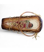 Vintage Native American Style Papoose Doll Cradleboard Baby Toy Southwes... - $137.18 CAD