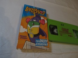 Larryboy VHS tape The Angry Eyebrows Premier episode cartoon adventures Larry - £9.98 GBP