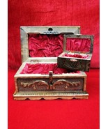 HANDGEMACHTE PUZZLE-BOX MAGISCHES HOLZ PANDORA TRICK GEHEIMES SCHMUCKETU... - $48.99