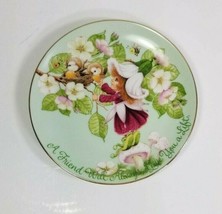 Garden Fairy Bird Plate Gift for Friend Will Always Give you a Lift Decorative - £4.83 GBP