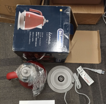 DeLonghi KBOC1200J-R  Electric kettle Icona Capitals Tokyo Red - $57.24