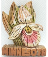 Minnesota (showy lady&#39;s slipper) souvenir magnet for refrigerator, locke... - $16.33 CAD