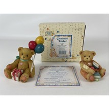 Cherished Teddies Lot Seth September Nina Beary Happy Wishes Event Birth... - $24.70