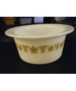 Vintage Pyrex 75 Gold Butterflies Butter or Individual Casserole Dish - £12.79 GBP