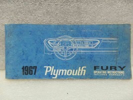 Plymouth Fury 1967 Owners Manual 16292 - £13.19 GBP