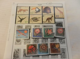 Lot of 14 Poland Stamps, Wild Animals, Flowers, Glider - £11.19 GBP