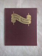 Family History And Home Record Book Family Tree William L Barth 1912 HC Unused - $66.49