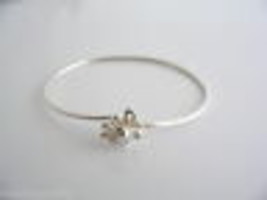 Tiffany &amp; Co Picasso Daisy Flower Nature Bangle Bracelet Rare  Silver Gi... - £256.86 GBP