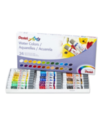 24 COLOR PENTEL ARTS WATERCOLOR SET - £41.49 GBP