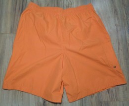 Roundtree &amp; Yorke Size Medium Orange New Men&#39;s Swim Cargo Trunks Shorts - £46.74 GBP