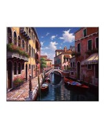 Art Print Best Venice Italy Scenery Oil painting Giclee on Canvas - $162.29 MXN+