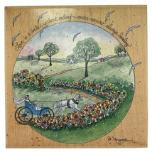 Stamps Happen Love Is A Circle by D Morgan Rubber Stamp 80154 Marriage Wedding - $14.48