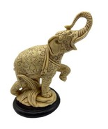 Vintage Elephant Statue Sculpture Trunk Up Asian Decor 5&quot; - £18.79 GBP
